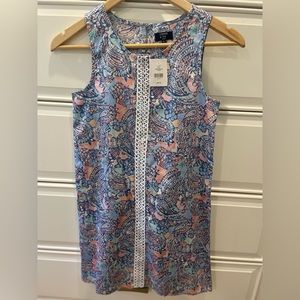 NWT Crown & Ivy Girls Size 12 Multi-color Paisley Dress